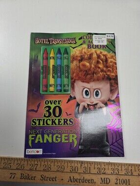 Hotel Transylvania 3: Next Generation Fanger" book is an activity/coloring /